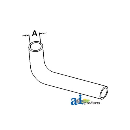 A & I Products Radiator Hose, Upper 10" x2" x2" A-SBA310160380